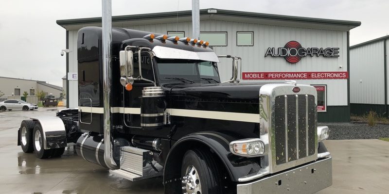 Stereo Upgrade for 2020 Peterbilt 389 from Wyndmere