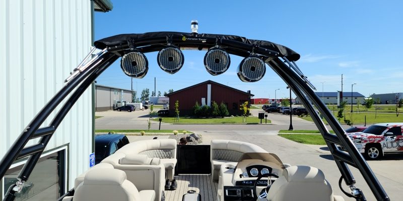 Harris Pontoon Boat Audio Upgrade for Fargo Client