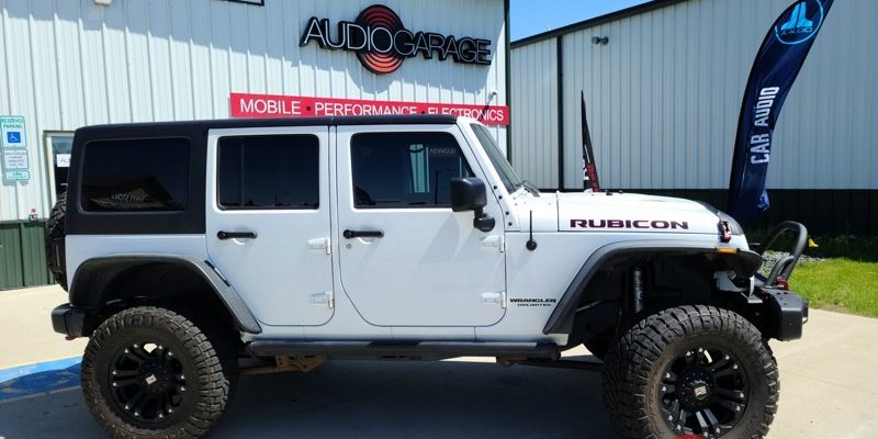 Custom Stereo and Subwoofer for Fargo Jeep Wrangler