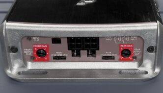 A car audio amplifier