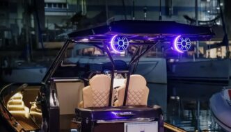 A hi-end LED marine audio setup and lighting